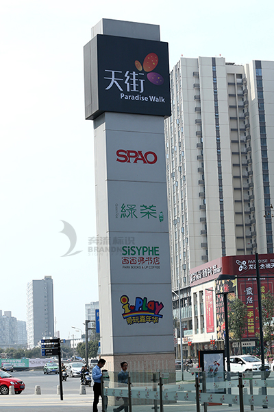 商業街導向標識位置